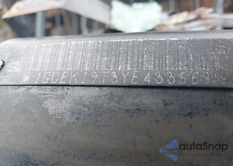 2000 Chevrolet Silverado 1500 Ls из США, поврежденный, VIN 1GCEK19T3YE433569